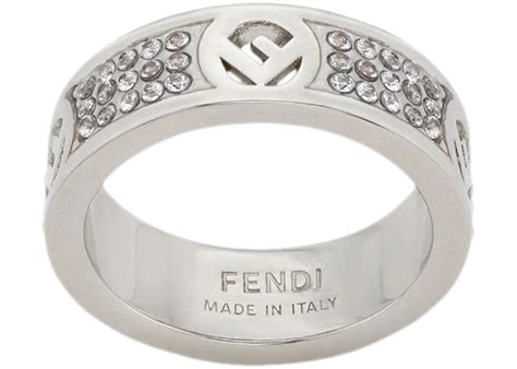 fendi ring gold and silver|Fendi 18k gold ring.